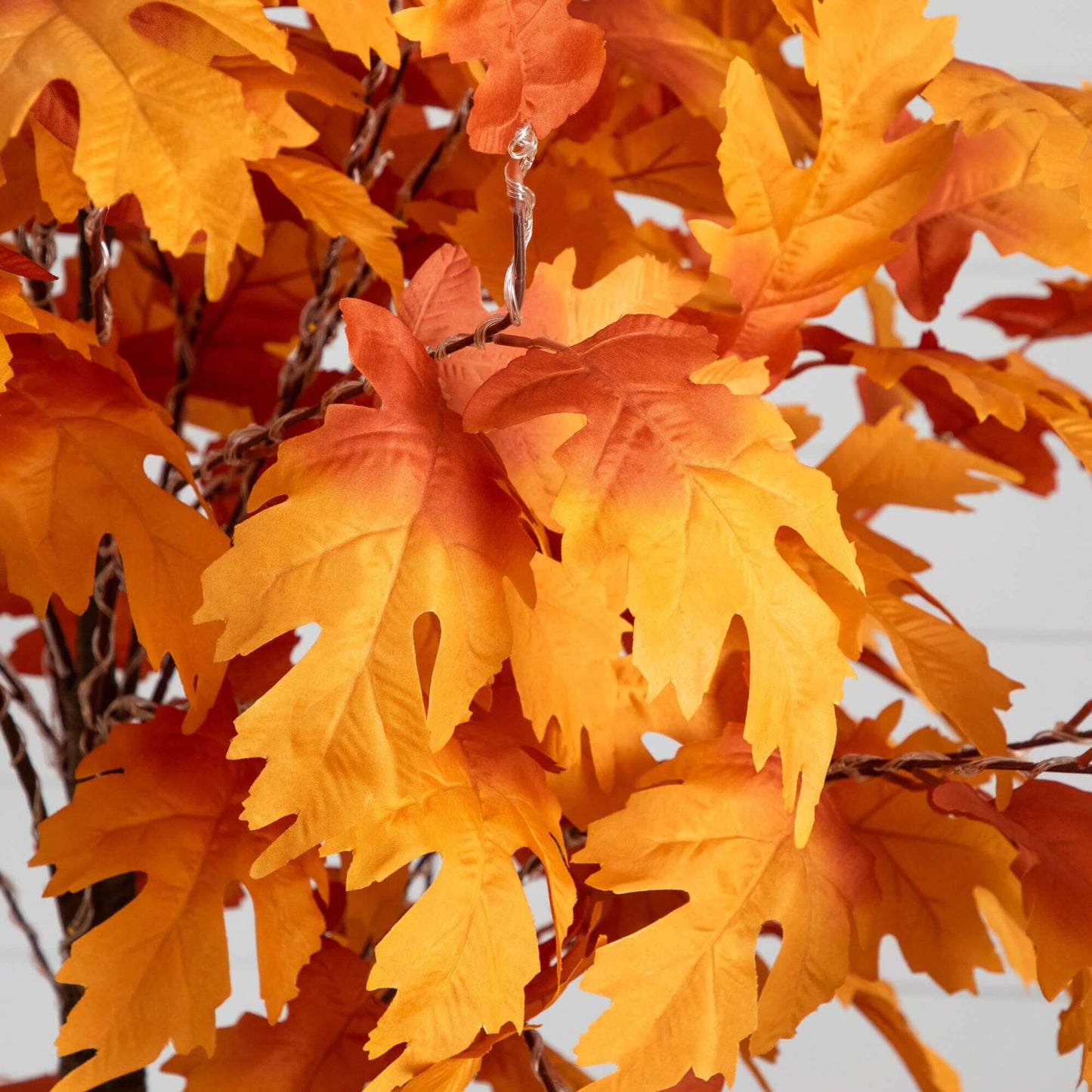7 ft Pre-Lit Autumn Maple Tree with 450 Warm White LEDs by Nearly Natural on Tampa Home & Garden Store