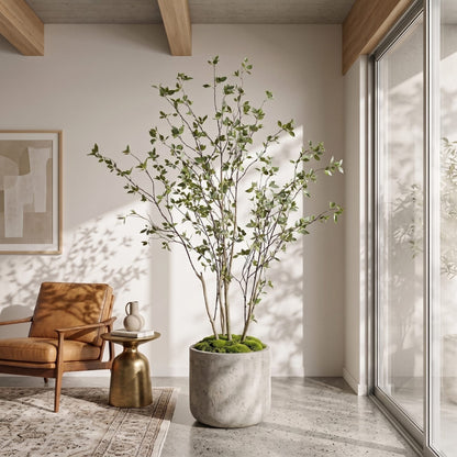 Minimalist Citrus Artificial Tree 7 Foot
