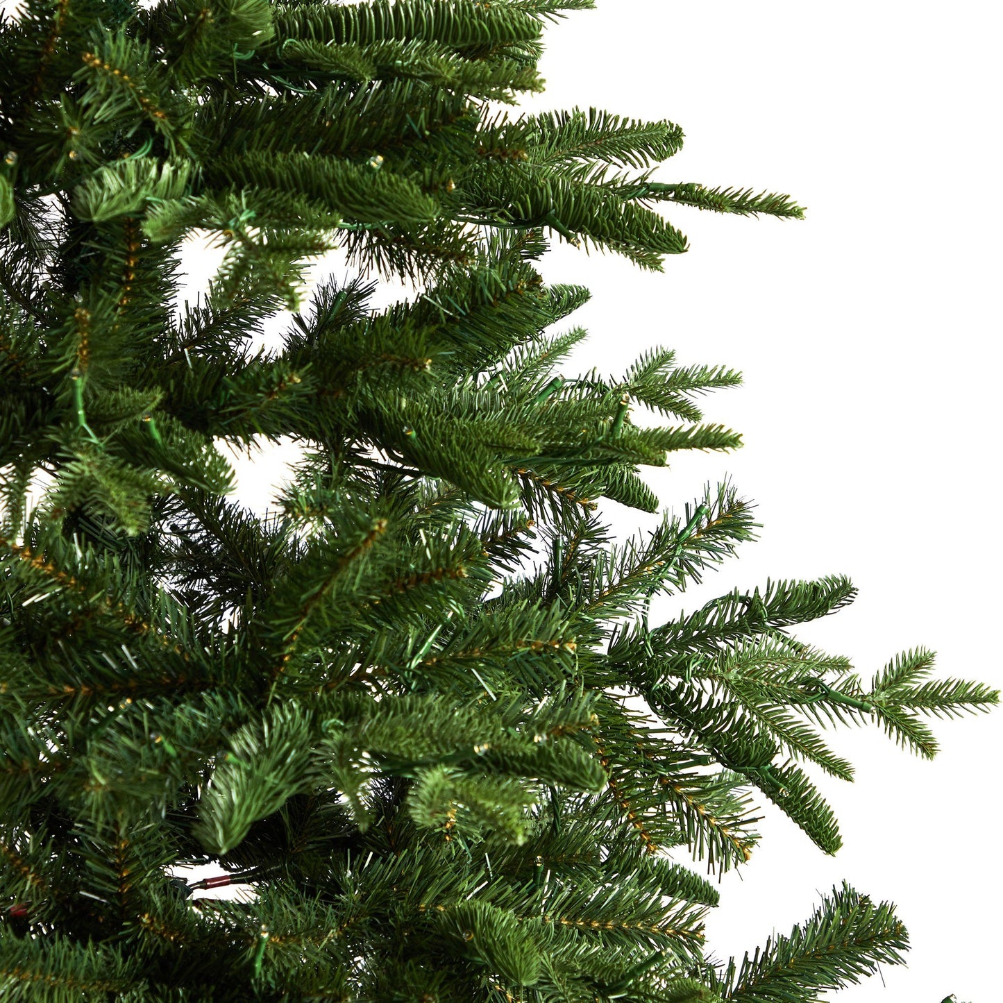 Nearly Natural Montreal Spruce 7’ Christmas Tree with bendable branches and warm LED lights on Tampa Home & Garden Store