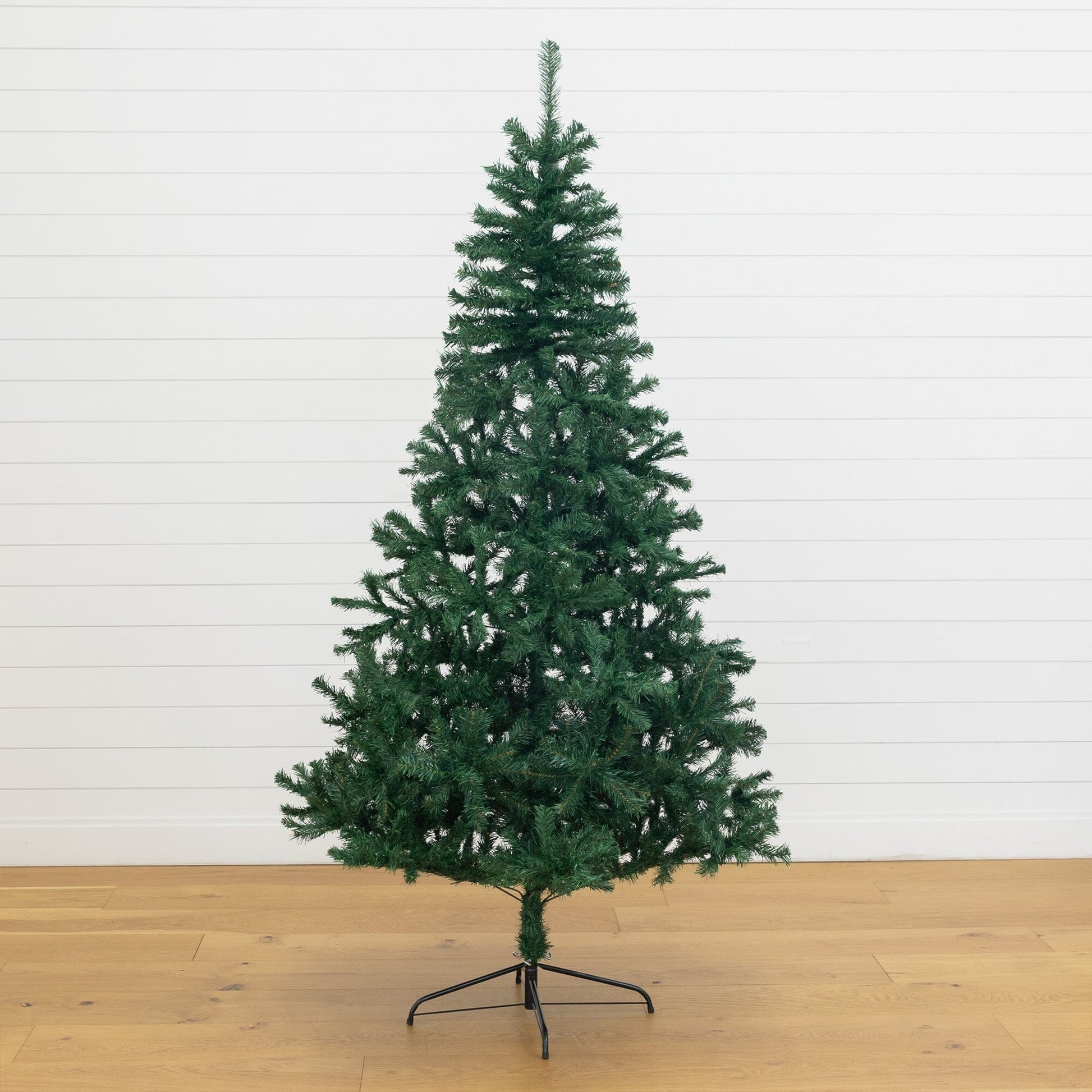 7' Northern Tip Pine artificial Christmas tree Nearly Natural with dense branches on Tampa Home & Garden Store