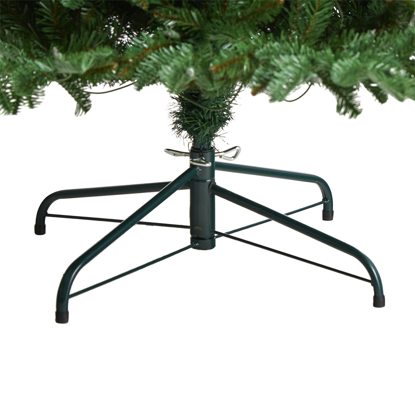 Árbol de Navidad artificial Abeto de Carolina del Sur de 2,13 m con 550 luces LED claras y 2078 ramas flexibles