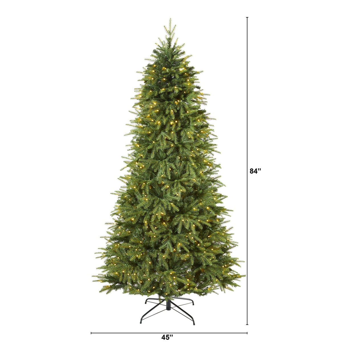 7 ft Vancouver Fir Natural Look artificial Christmas tree by Nearly Natural with 500 LED lights on Tampa Home & Garden Store