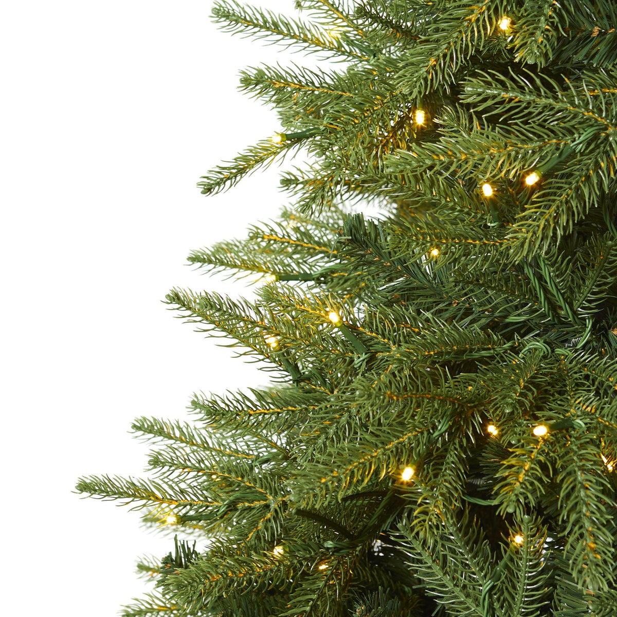 7’ Vancouver Fir artificial Christmas tree with 500 clear LED lights, 2542 bendable branches on Tampa Home & Garden Store