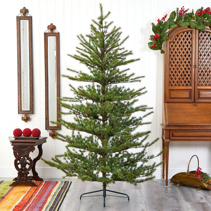 7 ft Vancouver Pine artificial Christmas tree by Nearly Natural with 374 bendable branches on Tampa Home & Garden Store