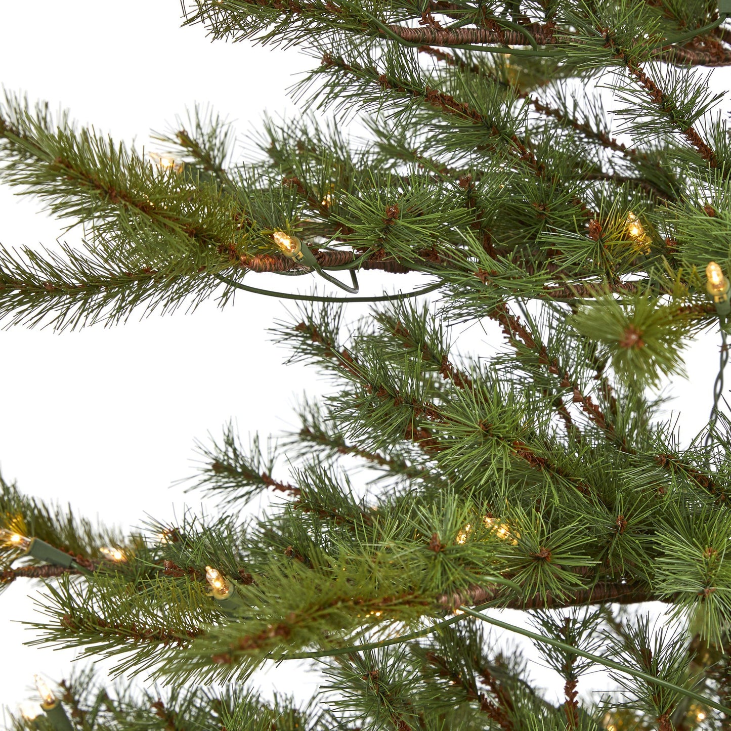 7 ft Vancouver Mountain Pine artificial Christmas tree by Nearly Natural with 450 clear lights on Tampa Home & Garden Store