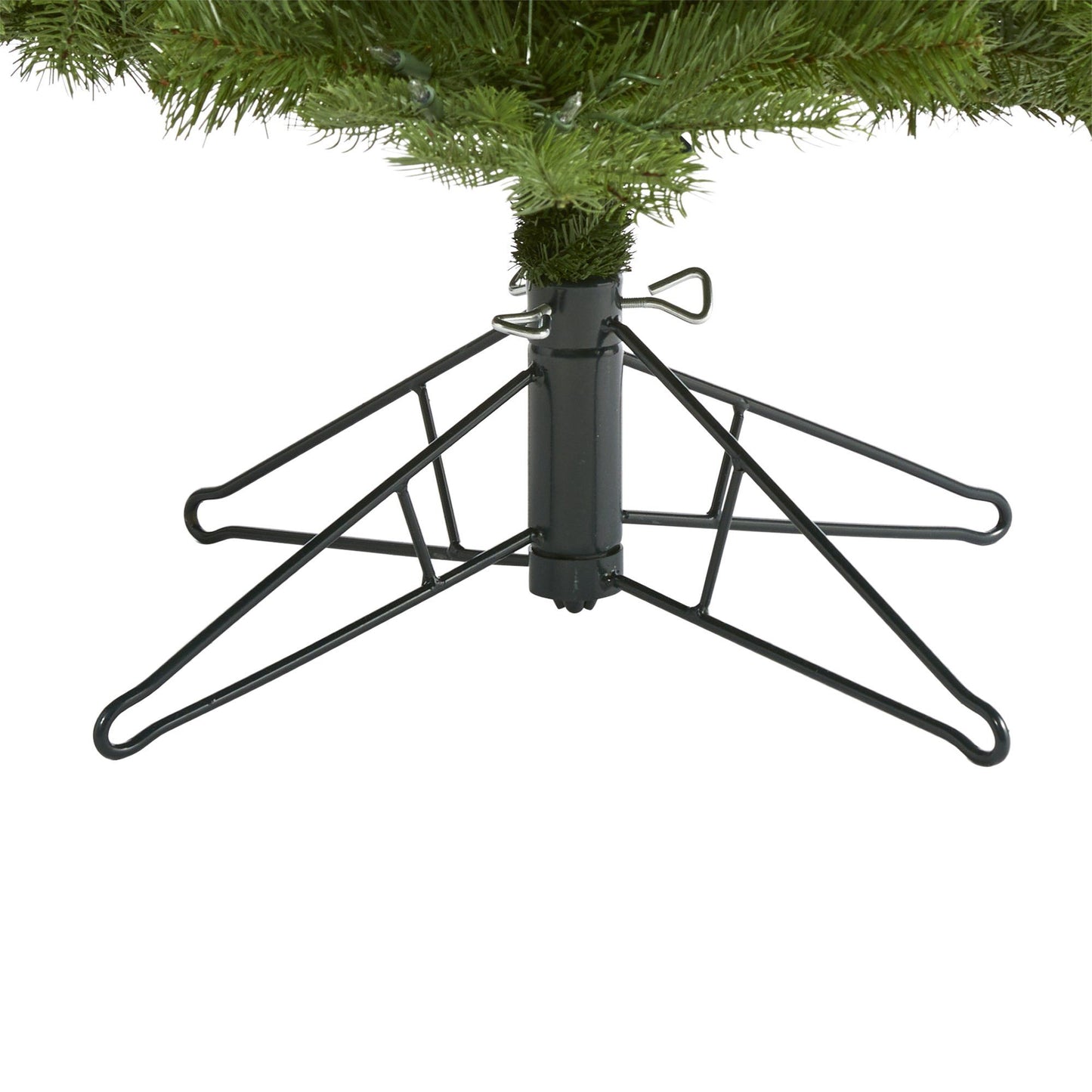 7' Vienna Fir tree Nearly Natural pre-lit with 450 warm white lights 843 bendable branches on Tampa Home & Garden Store