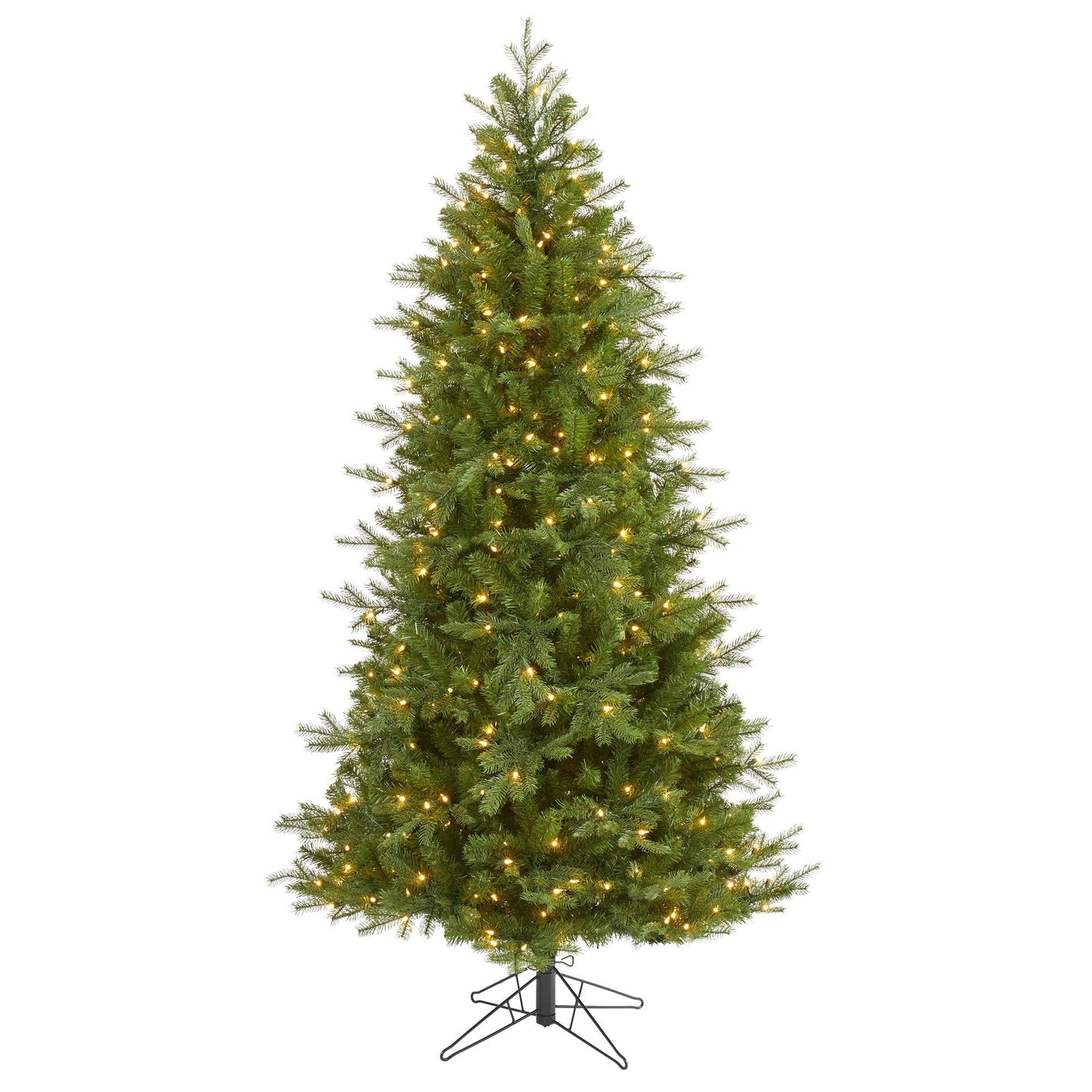 7' Vienna Fir Christmas tree with 450 warm white lights and 843 bendable branches on Tampa Home & Garden Store