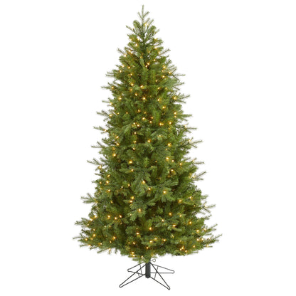 7' Vienna Fir Christmas tree with 450 warm white lights and 843 bendable branches on Tampa Home & Garden Store