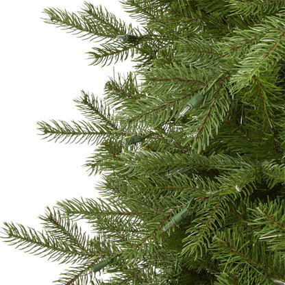 7 ft Vienna Fir Christmas Tree with 450 warm white lights and bendable branches on Tampa Home & Garden Store