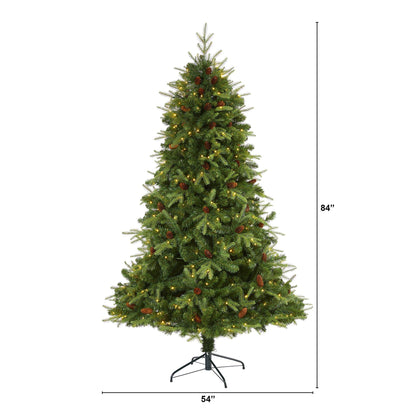 Wellington Spruce Artificial Tree and Led Lights