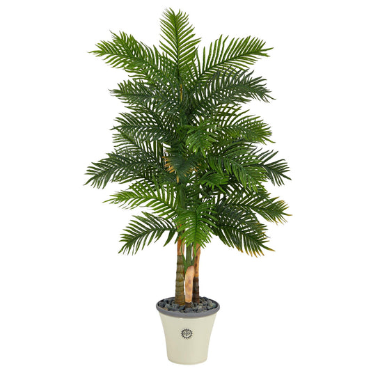 70” Areca Palm Artificial Tree in Decorative Planter (Real Touch) - Tampa Home & Garden Store