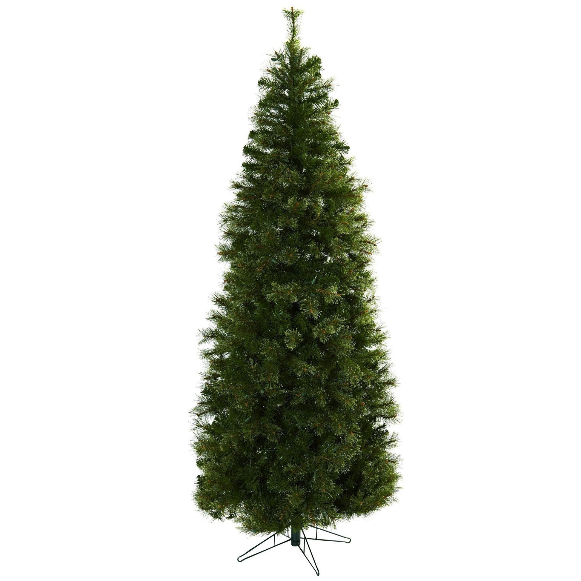 7.5’ Cashmere Slim Christmas Tree with Clear Lights by Nearly Natural on Tampa Home & Garden Store