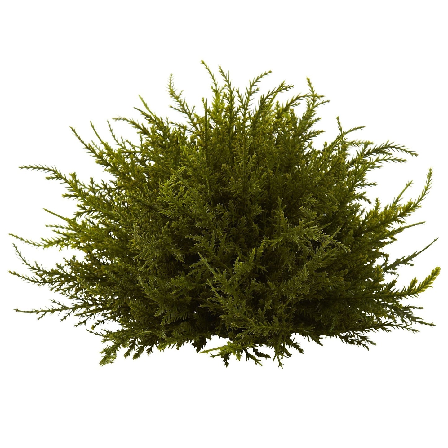 7.5in cedar balls set of 3 with dense feathery green cedar foliage on Tampa Home & Garden Store