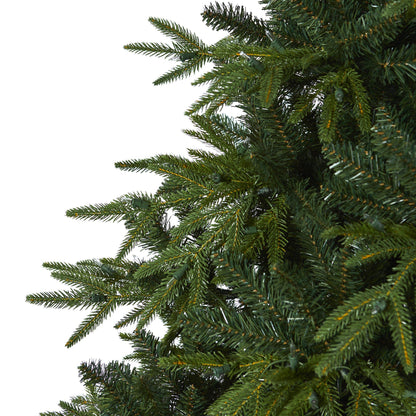 7.5 ft Colorado Mountain Fir tree by Nearly Natural with 600 clear LED lights on Tampa Home & Garden Store