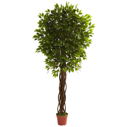 7.5' Ficus Tree UV Resistant (Indoor/Outdoor) - Tampa Home & Garden Store
