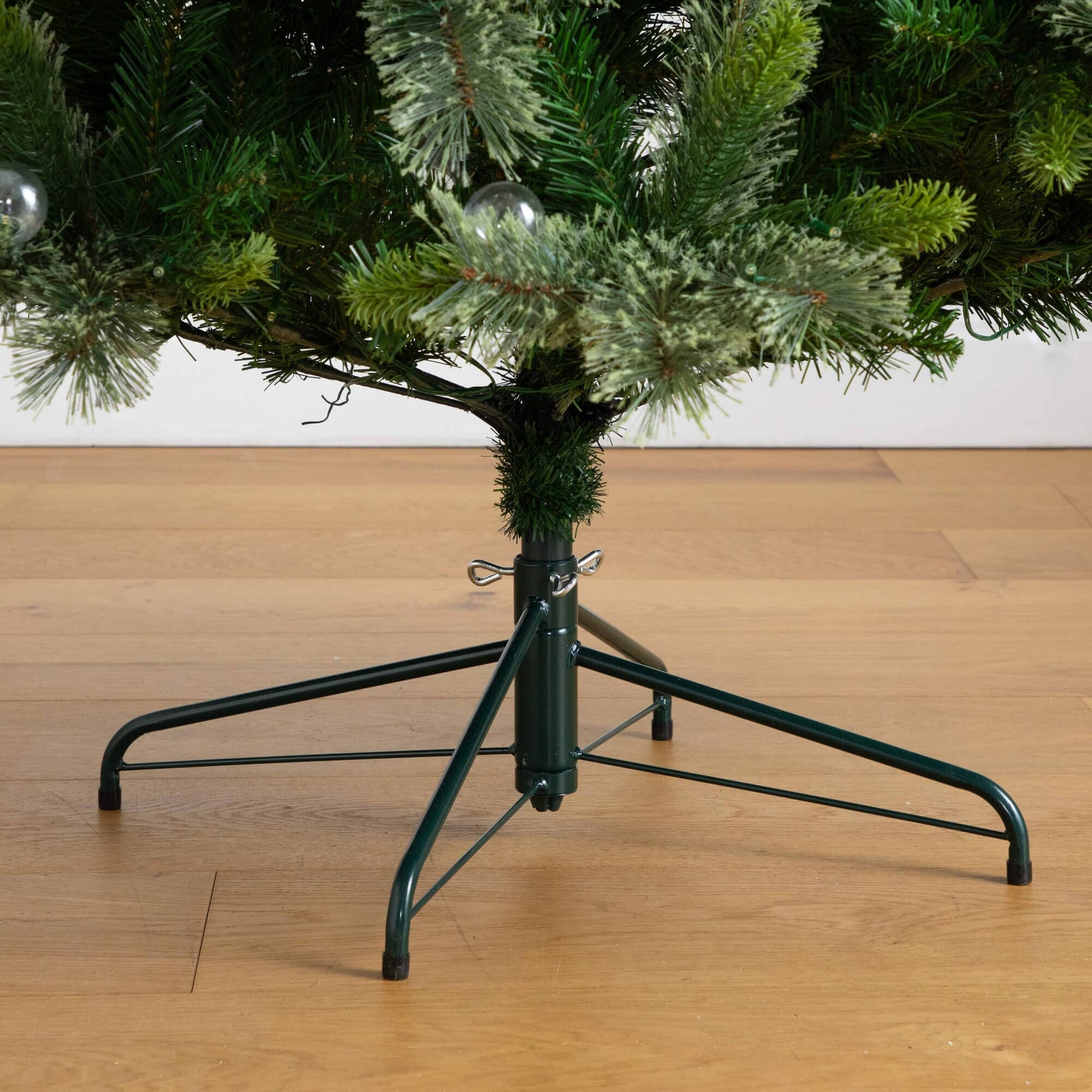Artificial Christmas Tree 7.5' Nearly Natural with 450 warm white LED globe bulbs on Tampa Home & Garden Store