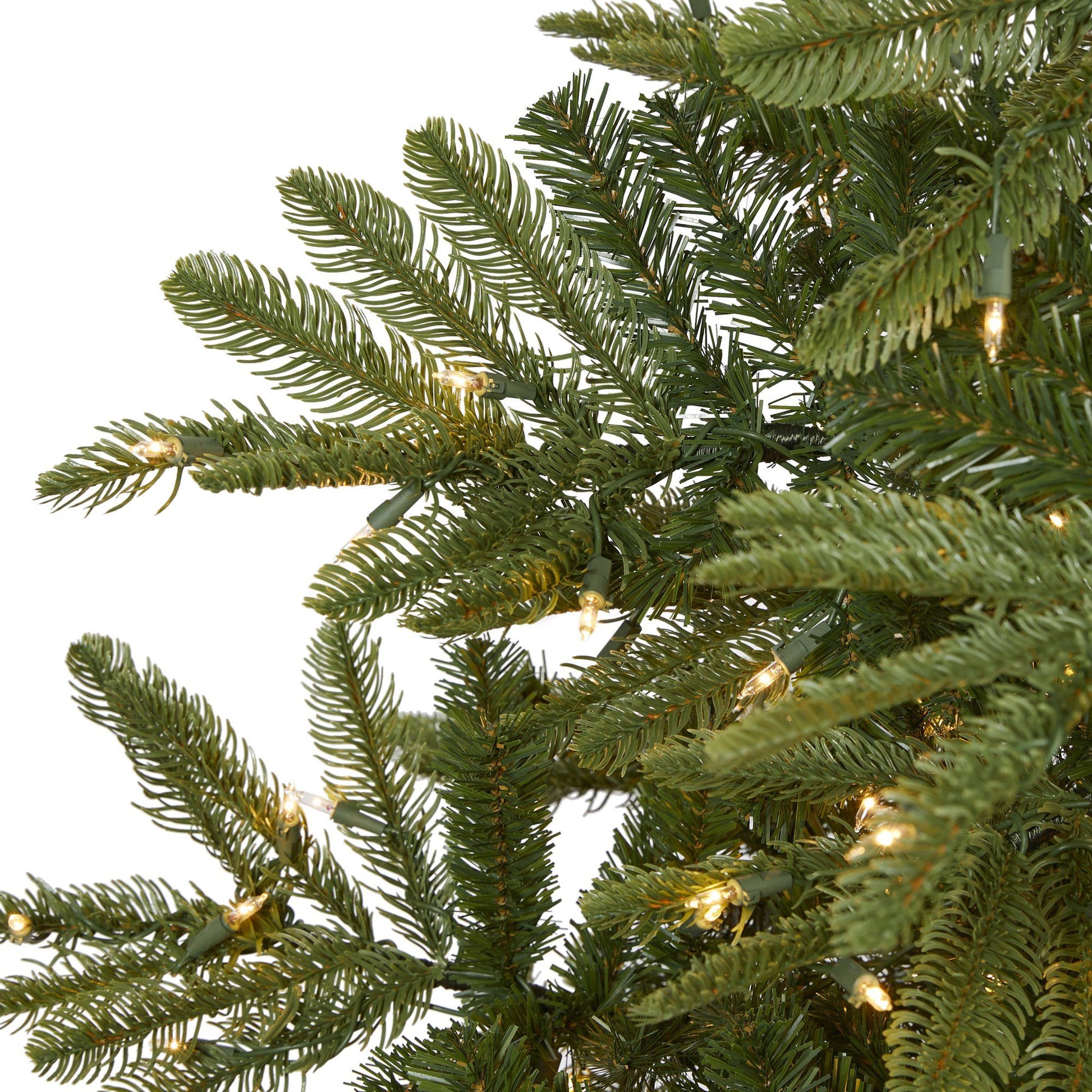 Christmas tree Nearly Natural 7.5ft layered Washington spruce artificial with 550 LED lights on Tampa Home & Garden Store