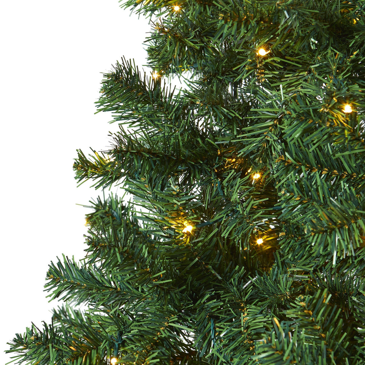 7.5ft Northern Tip Pine artificial Christmas tree Nearly Natural with 400 clear LED lights on Tampa Home & Garden Store