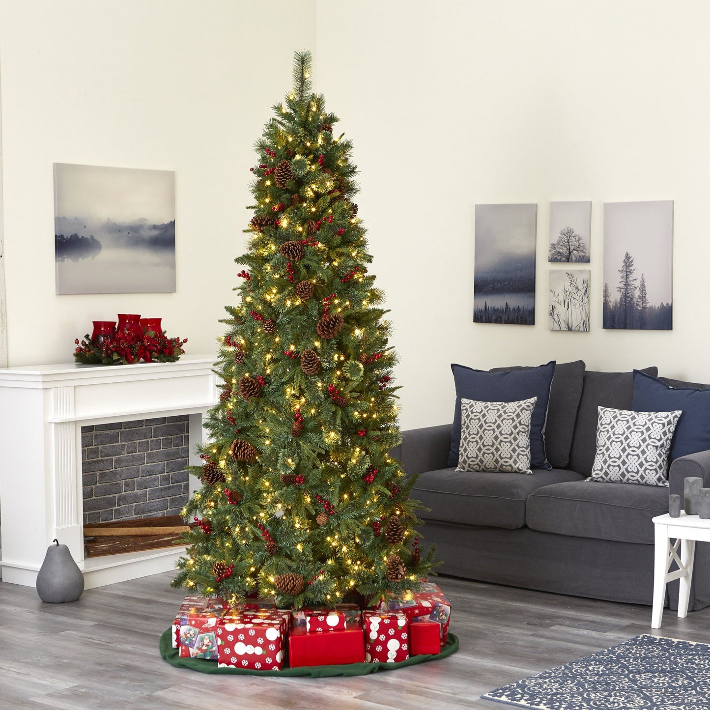7.5 Foot Norway Pine Artificial Christmas Tree