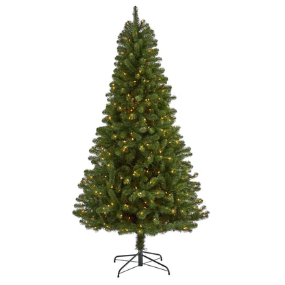 7.5 ft Virginia Fir Christmas Tree and Lights