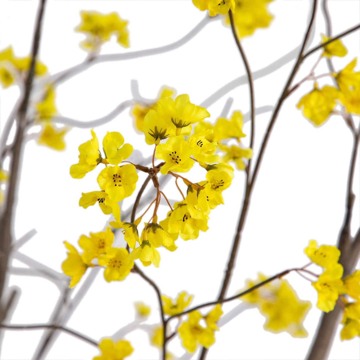 Artificial Yellow Bellflower Tree And Home Decor