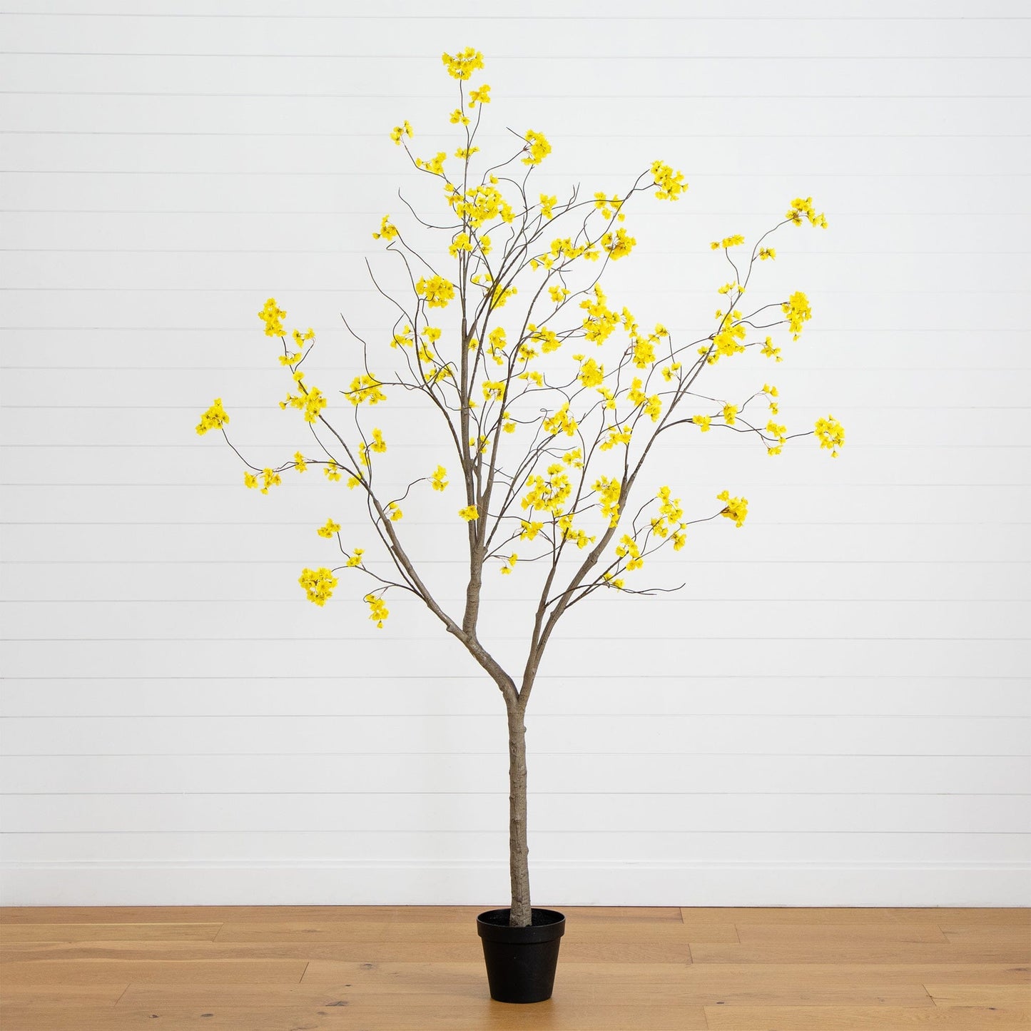 Artificial Yellow Bellflower Tree And Home Decor