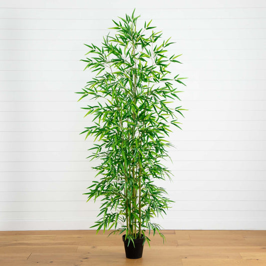 8’ Artificial Green Bamboo Tree - Tampa Home & Garden Store