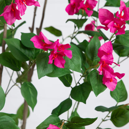 8 ft Artificial Minimalist Bougainvillea Tree with pink blooms by Nearly Natural on Tampa Home & Garden Store