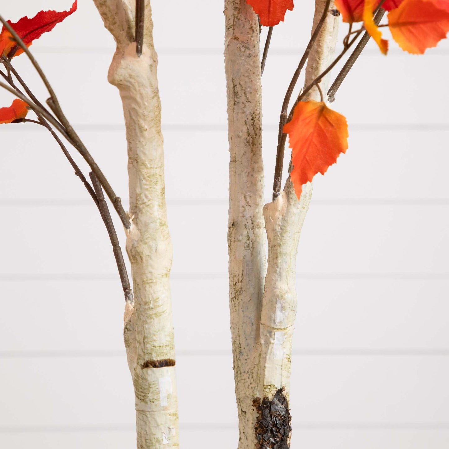 Árbol artificial de abedul de otoño de 2,4 metros