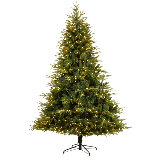 8’ Colorado Mountain Fir “Natural Look” Tree with 700 Multi LED Lights and 3560 Bendable Branches - Tampa Home & Garden Store