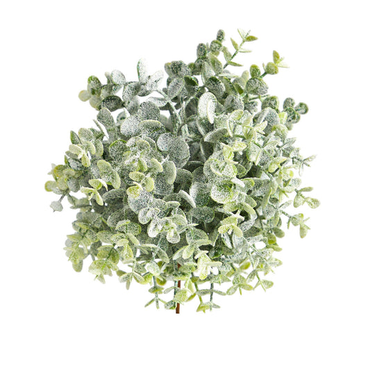 8” Frosted Eucalyptus Decorative Artificial Ball (Set of 3) - Tampa Home & Garden Store