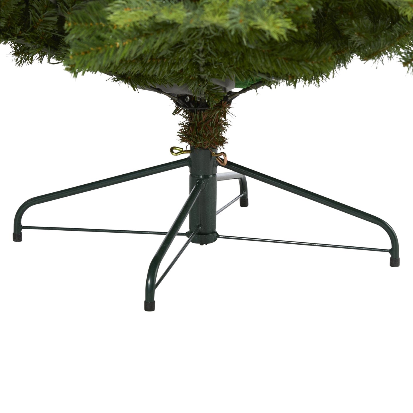 Árbol de Navidad artificial de abeto de Carolina del Norte de 2,4 m con 1303 ramas flexibles