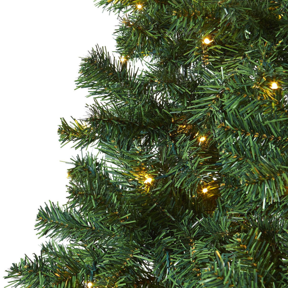 8' Northern Tip Artificial Christmas Tree with 450 Clear LED Lights, lifelike green needles on Tampa Home & Garden Store