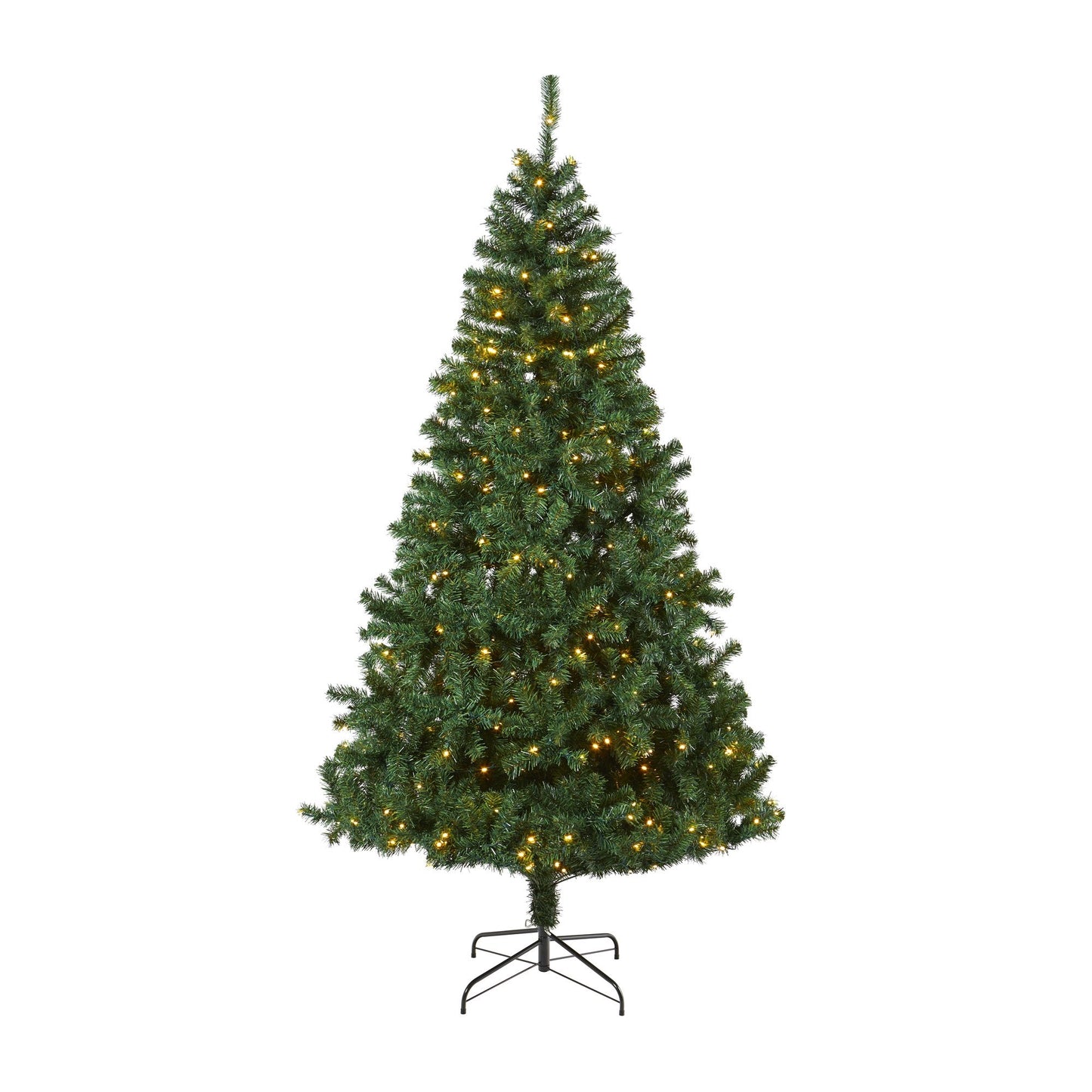 8' Northern Tip artificial Christmas tree Nearly Natural with 450 clear LED lights on Tampa Home & Garden Store