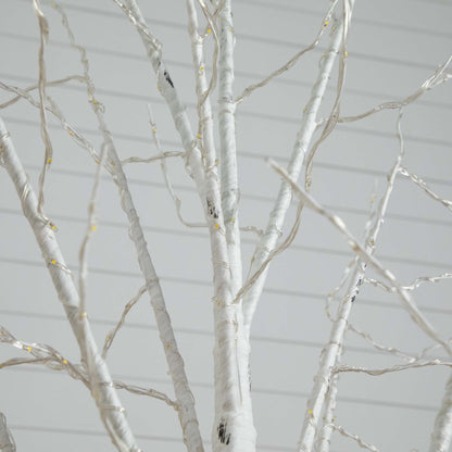 Artificial White Birch Tree with 500 Led Lights