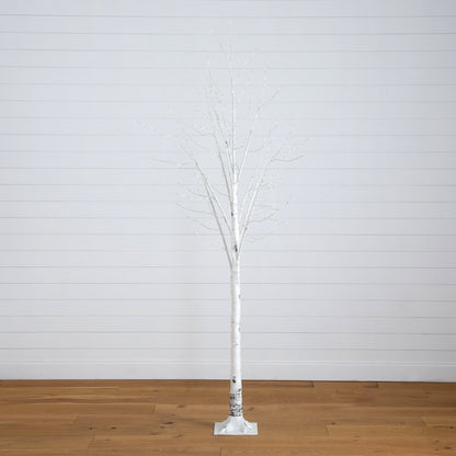 Artificial White Birch Tree with 500 Led Lights