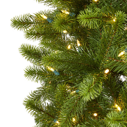 8' Slim Virginia Spruce Artificial Christmas Tree