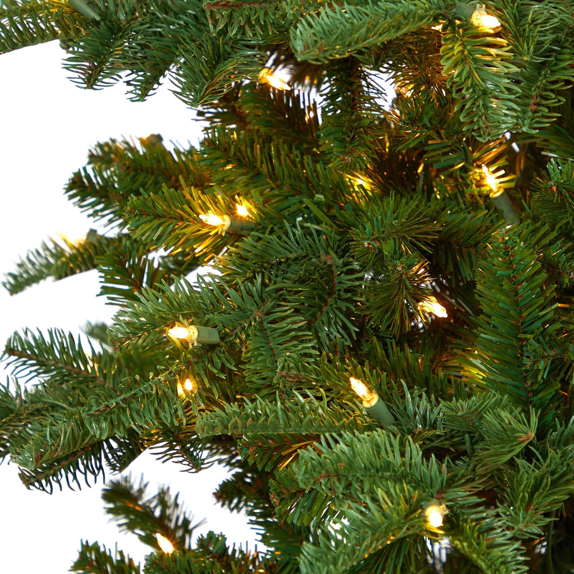 8ft South Carolina Fir artificial Christmas tree with 650 LED lights 2598 bendable branches on Tampa Home & Garden Store