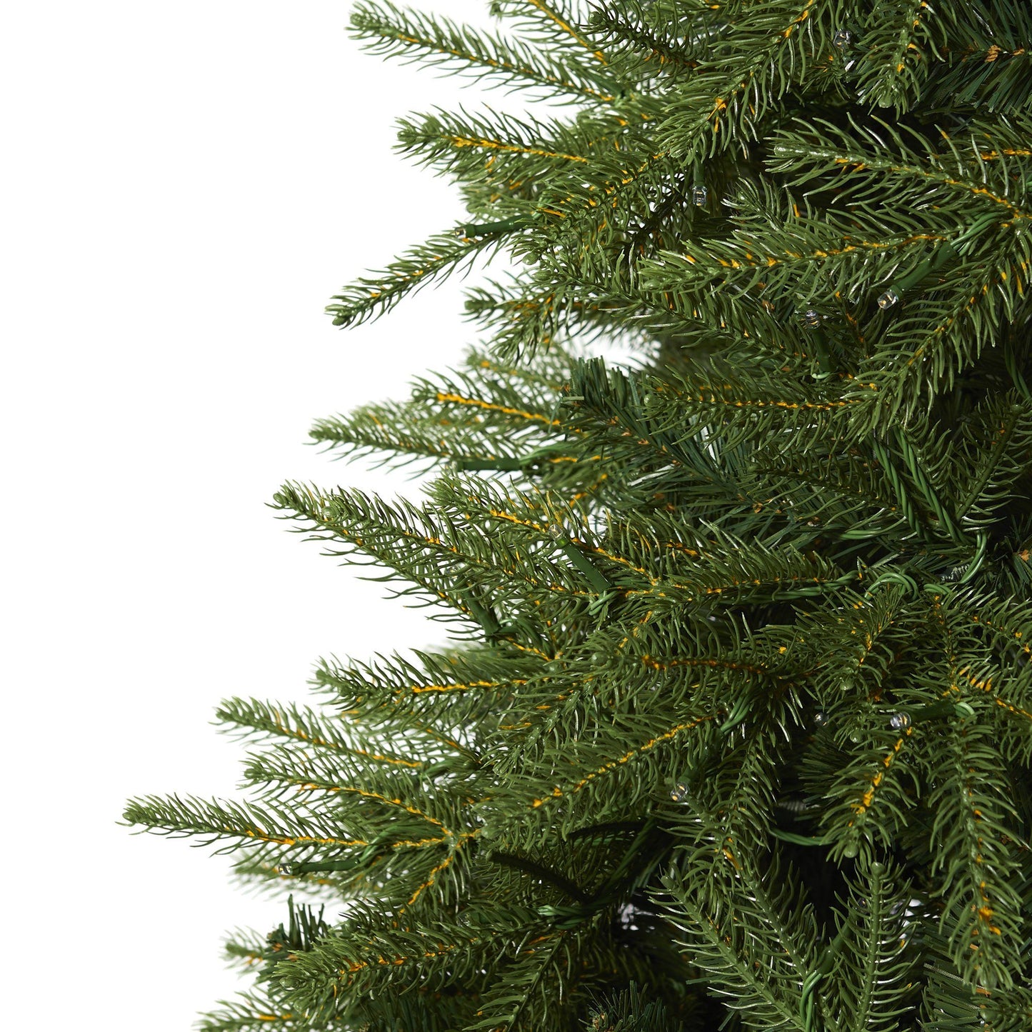 8 ft Vancouver Fir Natural Look artificial Christmas Tree by Nearly Natural with 700 clear LEDs on Tampa Home & Garden Store