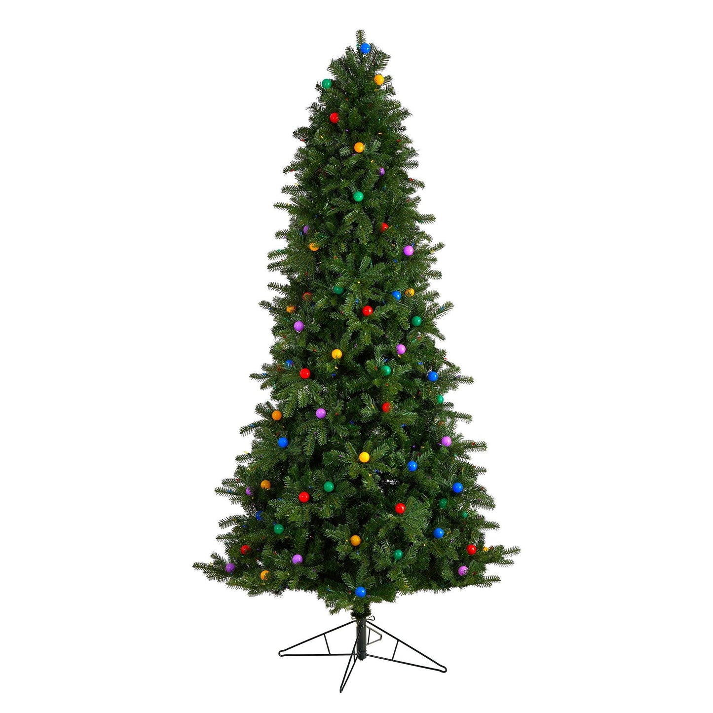 8.5 ft Montana Mountain Fir artificial Christmas tree Nearly Natural with green needles on Tampa Home & Garden Store