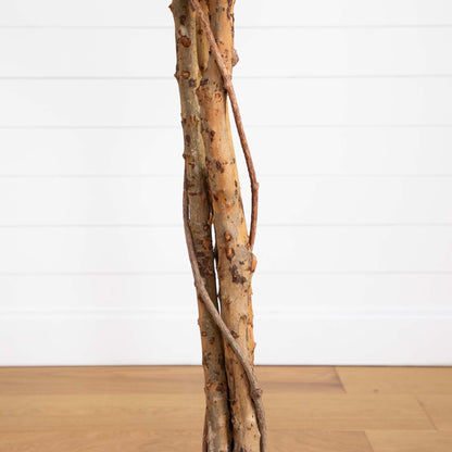 9 Foot Artificial Ficus Tree With Natural Trunk