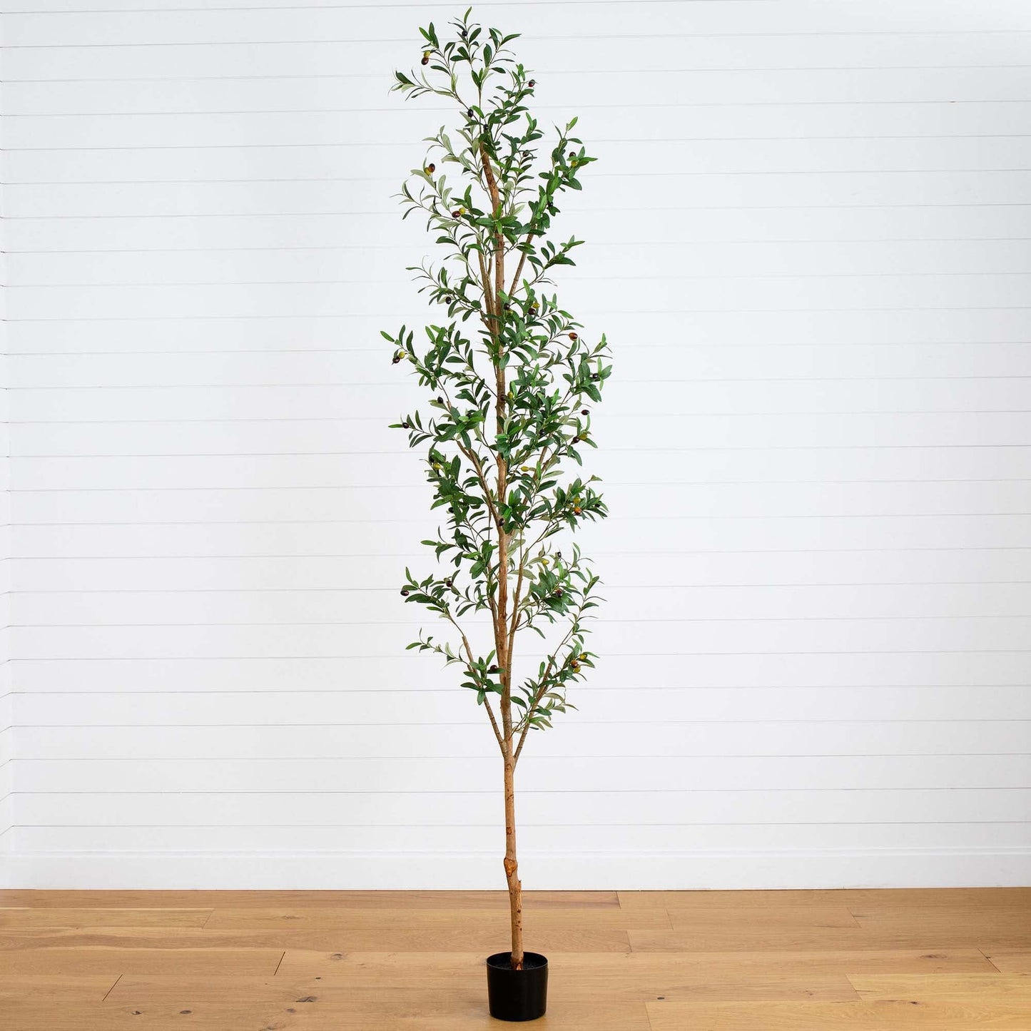 Olivo artificial de 2,74 m con tronco natural