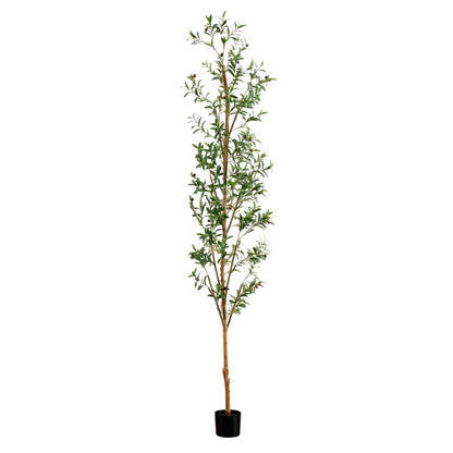 Olivo artificial de 2,74 m con tronco natural