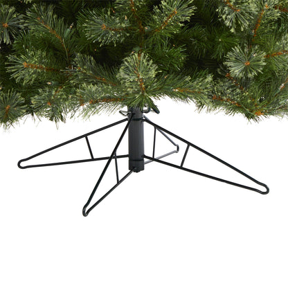 9' Cashmere Slim Artificial Christmas Tree with 550 Warm White Lights and 1308 Bendable Branches