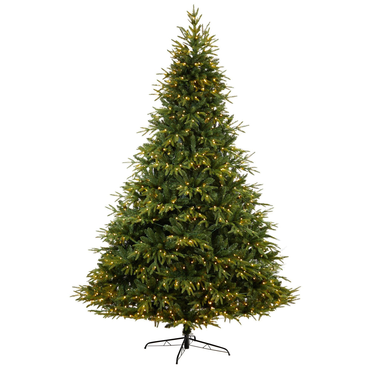Nearly Natural 9ft Colorado Mountain Fir Natural Look tree with 900 LED lights on Tampa Home & Garden Store