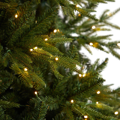 9’ Colorado Mountain Fir Natural Look Tree by Nearly Natural with 900 multi LED lights on Tampa Home & Garden Store