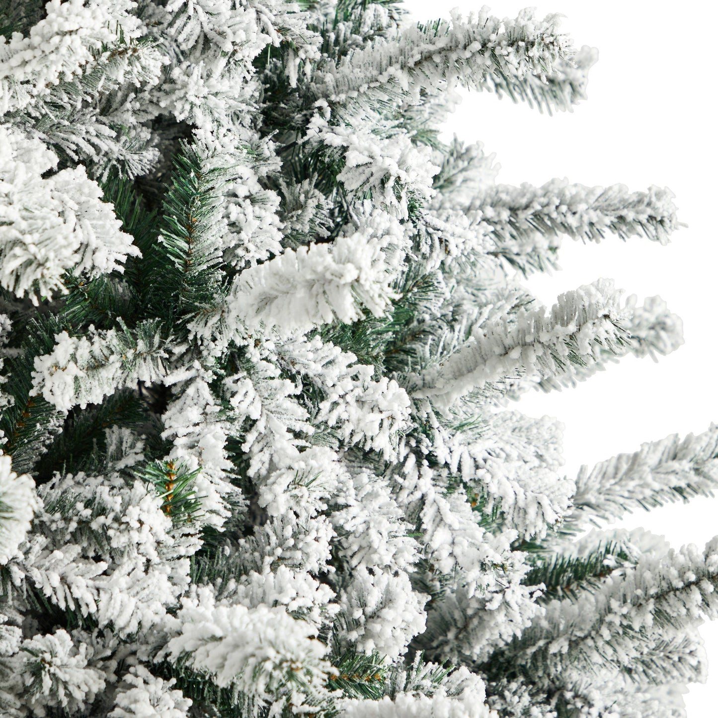 Árbol de Navidad Spruce Rock Springs de 2,74 m con efecto nevado, 650 luces LED y 1550 ramas flexibles