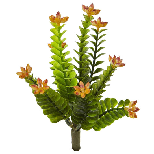 9” Flowering Sedum Artificial Plant (Set of 6) - Tampa Home & Garden Store