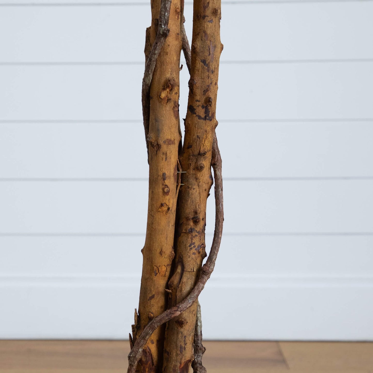 9' Autumn Deluxe Maple Artificial Fall Tree two brown-barked trunks on Tampa Home & Garden Store