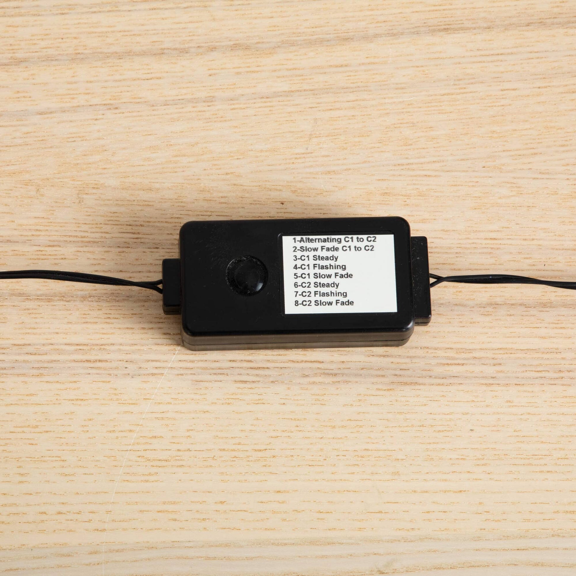 Black lighting controller for Nearly Natural 9' Halloween Black Eucalyptus Tree LED lights on Tampa Home & Garden Store